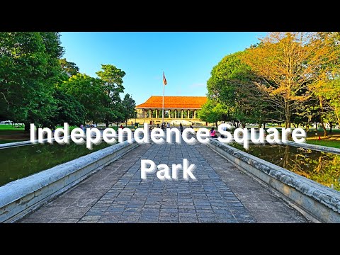 Parque da Praça da Independência, Colombo, Sri Lanka.