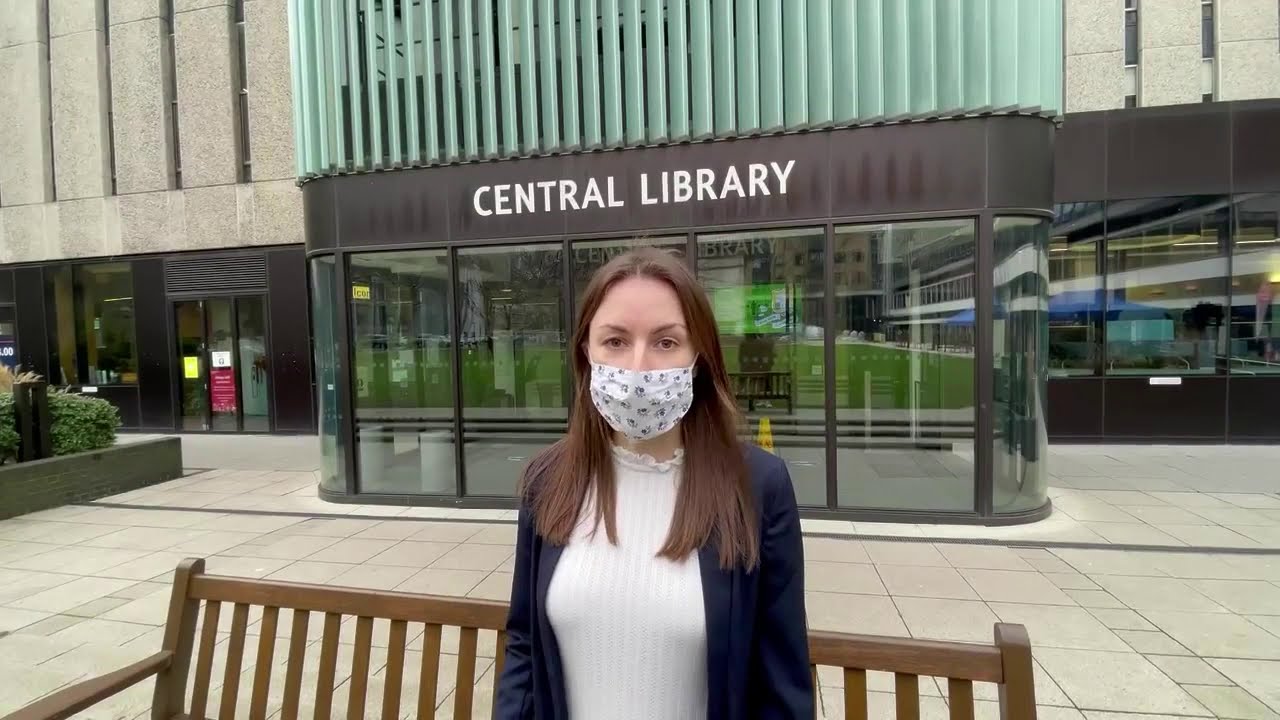 Scanning QR Codes at the library