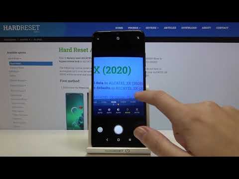 How to Manage Camera Pro Mode Features on Alcatel 3X 2020 – Camera Pro Features