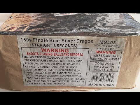 76 Pro Line 150s Finale Box: Sliver Dragons Firework Demo