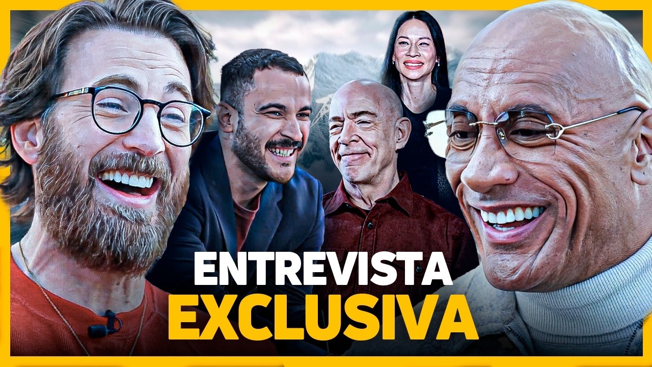 The Rock e Chris Evans dizem VALEU NATALINA e conhecem NATAL BRASILEIRO | Operação Natal