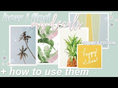 HOW I FIND MY DECALS + how to use them | Roblox