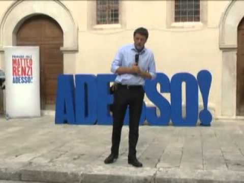 ONDA TG 1.10.2012 - MATTEO RENZI VISITA SULMONA
