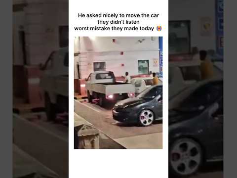 Don’t Ever Block a Pickup Driver 😬 #shorts #karma #revenge #parking #truck #volkswagen