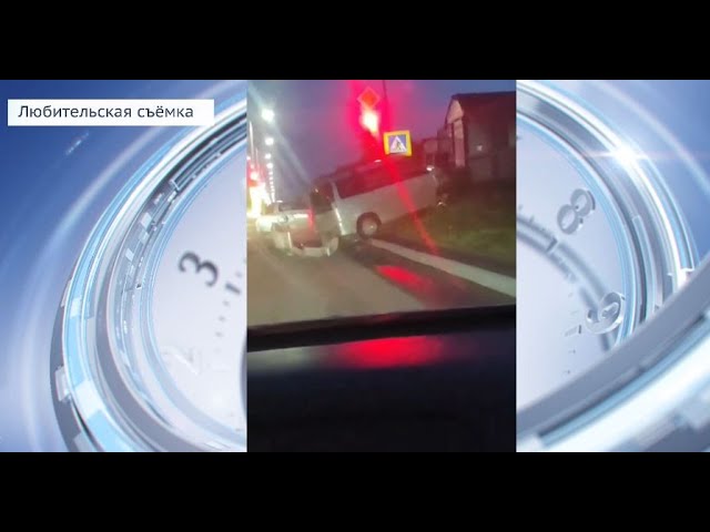 В Ангарске пьяный водитель протаранил 2 машины на светофоре