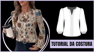 Vídeo de CAMISA LAILA - MOLDE EM PDF