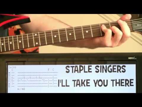 Staple Singers I'll Take You There Guitar Chords Lesson & Tab Tutorial