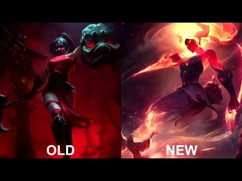 Akali Rework All Abilities OLD and  NEW  OLD and  NEW  Skin League of Legends