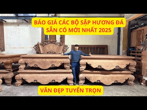 Báo Giá Các Bộ Sập Gỗ Hương Đá Sẵn Có Mới Nhất Năm 2025 - Vân Đẹp Tuyển Trọn
