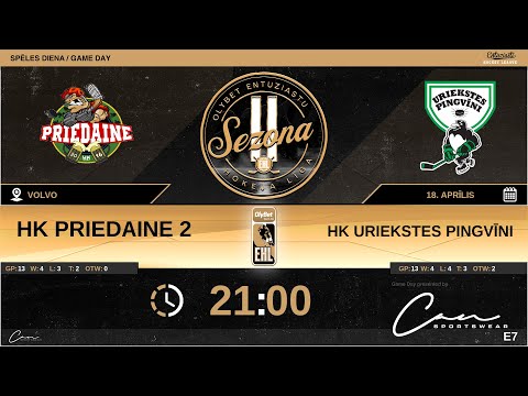 2022 04 18 HK Priedaine 2 - HK Uriekstes Pingvīni