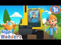 Blippi S Excavator Song 1 Hour Of Excavators With Blippi Educational Cartoons For Kids