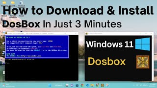 How to Download & Install DosBox In Windows 11 | Setup DosBox | 2023