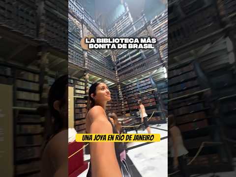 La biblioteca más linda de Brasil está en Río de Janeiro 📚🏫