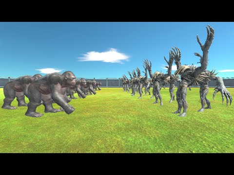 SCOURGE VS GORO THE GIANT Animal spawner-Animal Revolt Battle Simulator