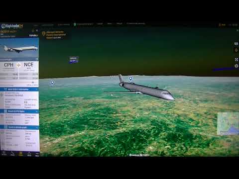 MongoTV_9200 - PLAYING WITH FLIGHTRADAR24 - Part 5 - SAS - Copenhagen-Nice