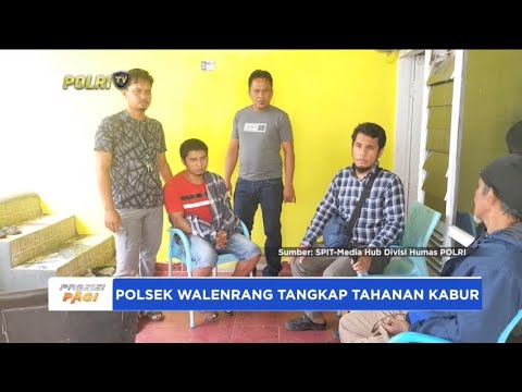 TAHANAN POLSEK WALENRANG KABUR DITANGKAP KEMBALI