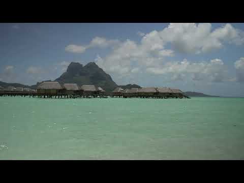 Walking through Le Bora Bora Beach