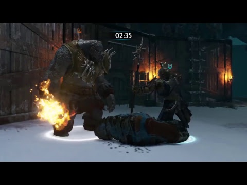 La terre du milieu l'ombre de la guerre fosse de combat