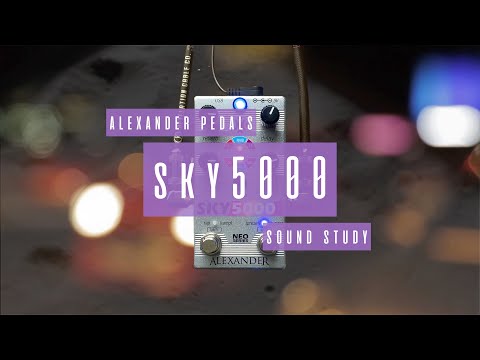 Alexander Pedals Sky 5000 Neo Series Delay 2018 - Blue Sky Blue image 6