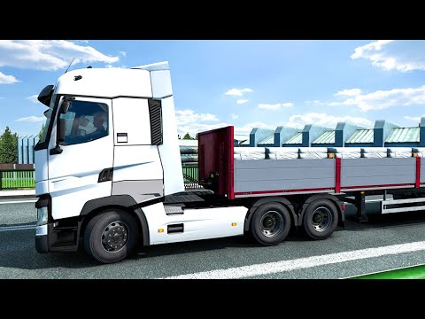 ETS 2 - Renault T High Sleeper Transporting Fertilizer Part 3