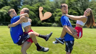 Download lagu Reverse Piggyback Challenge!! (Lift and Carry) mp3