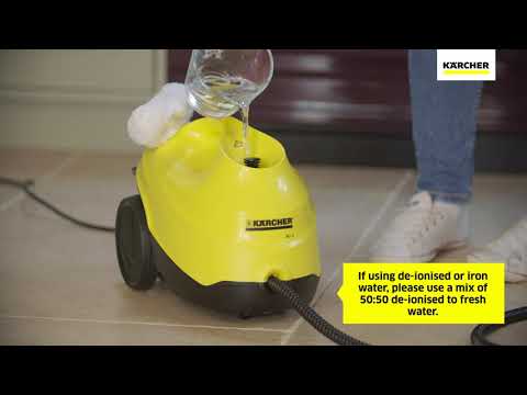 Karcher SC3 Floor Steam Cleaner - How To Fill The Water Tank