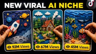 New Viral TikTok Niche ||  How to Make AI Paper Craft Videos 