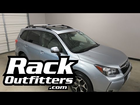 Best Roof Rack System for Subaru Forester the Rhino Rack StealthBar Base Rack