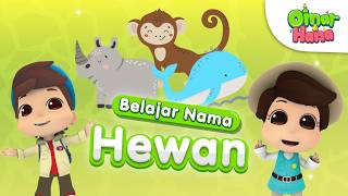 Download lagu Belajar Nama Hewan 🐈🐰🐿| Omar & Hana Indonesia | Kisah & Lagu Anak Islami mp3