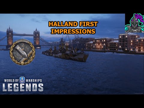 Halland First Impressions | World of Warships Legends
