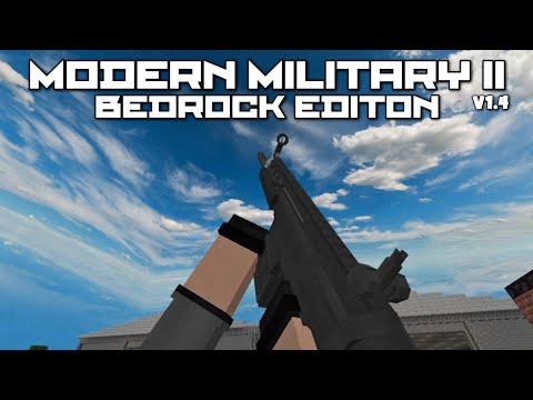 Modern Military 3D Guns - Minecraft Bedrock Update