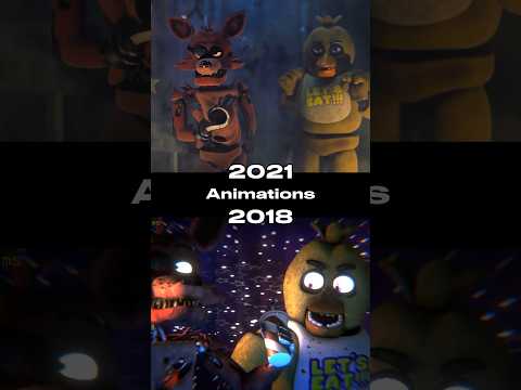 Stay Calm 2021 VS 2018 Animations #fnaf #shorts credit: @BonBunFilms