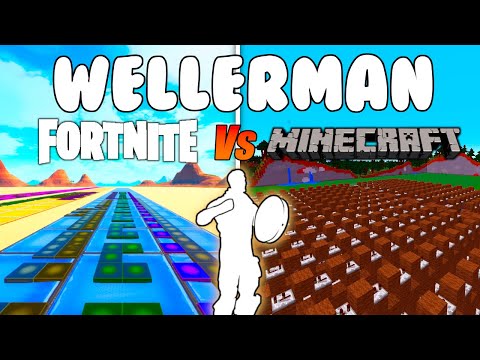 I 0K l - Wellerman (Sea Shanty) - Fortnite vs Minecraft
