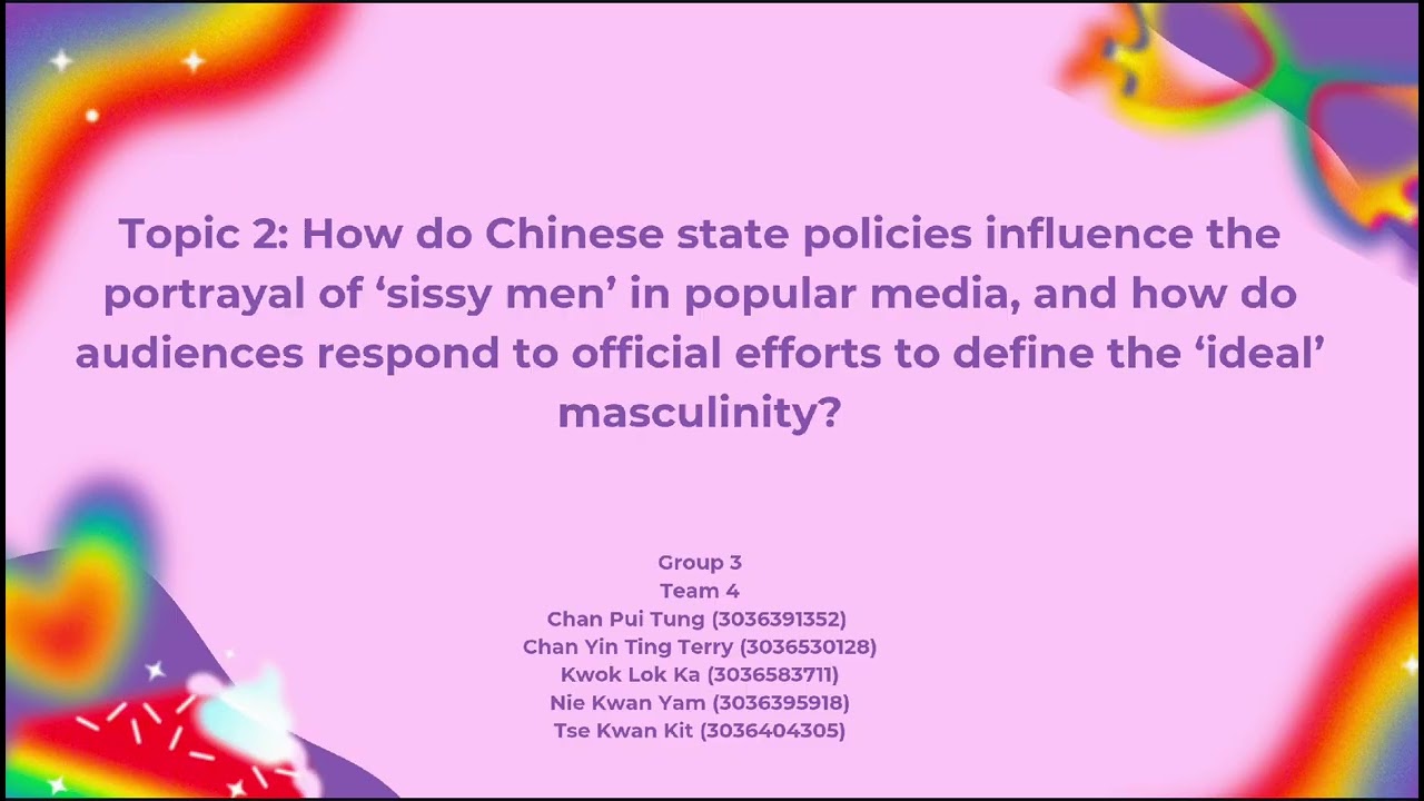 Chinese Masculinity – Niangpao