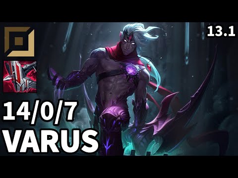 Varus ADC vs Jhin - KR Grandmaster | Patch 13.1