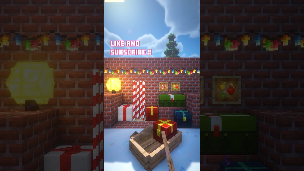 Best Minecraft Christmas Resource pack 2025❄️| #minecraftresourcepack #minecraftchristmas