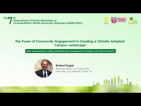 Robert Segar, Representative of Chancellor, University of California, Davis, US