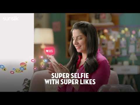 Stay selfie ready with super hair! Try the all new Sunsilk super-mix!