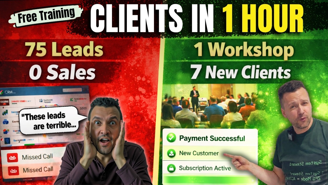 Free Training: The Magic Workshop Method To Sell Clients Stuff Easily