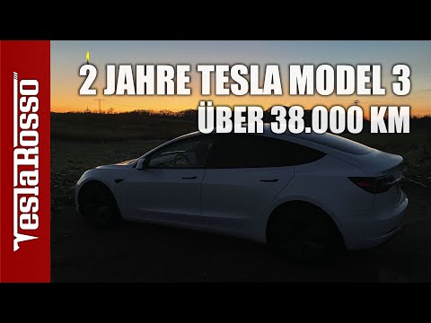 2 Jahre Tesla Model 3 Long Range - über 38.000 km #teslamodel3