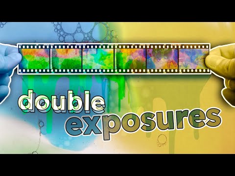 Using Food Coloring on 35mm Film to Create Double Exposures