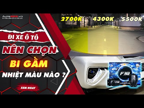 Bi gầm X-Light F10 New - 3 nhiệt màu 2700K, 4300K, 5500K