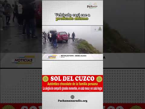 Auto casi cae a un abismo en Sandia