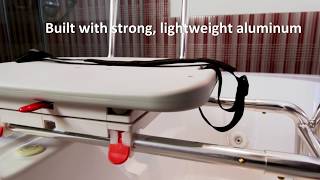 Product video: Eagle Health Sliding Transfer Bench with Swivel Seat 