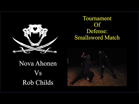 Rob Childs Rapier Vid 75 - Nova Ahonen vs Rob Childs Smallsword