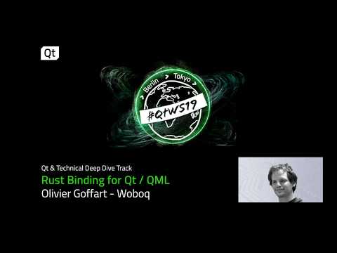 Rust binding for Qt : How to mix QML with Rust