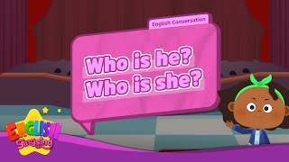 Who is he? Who is she?  - [Who] - Renewal - Easy Dialogue - Role Play