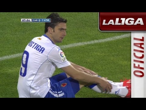 Gol de Hélder Postig (1-1) en el Real Zaragoza - Atlético de Madrid - HD