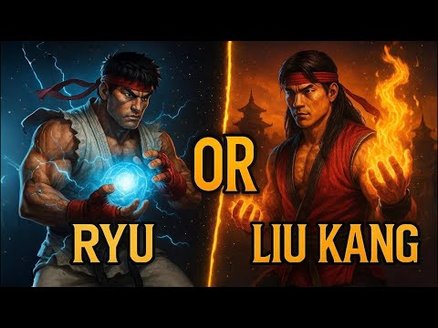 Ryu or Liu Kang?: Who's the Fighting Game King? (Street Fighter VS Mortal Kombat) | Versus X