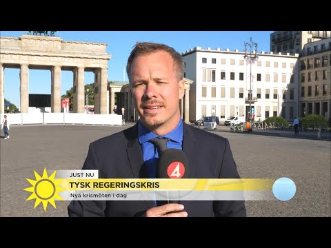 Tysk regeringskris - minister hotar avgå - Nyhetsmorgon (TV4)